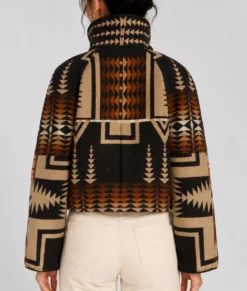 Kelly Reilly Aztec Jacket-Back