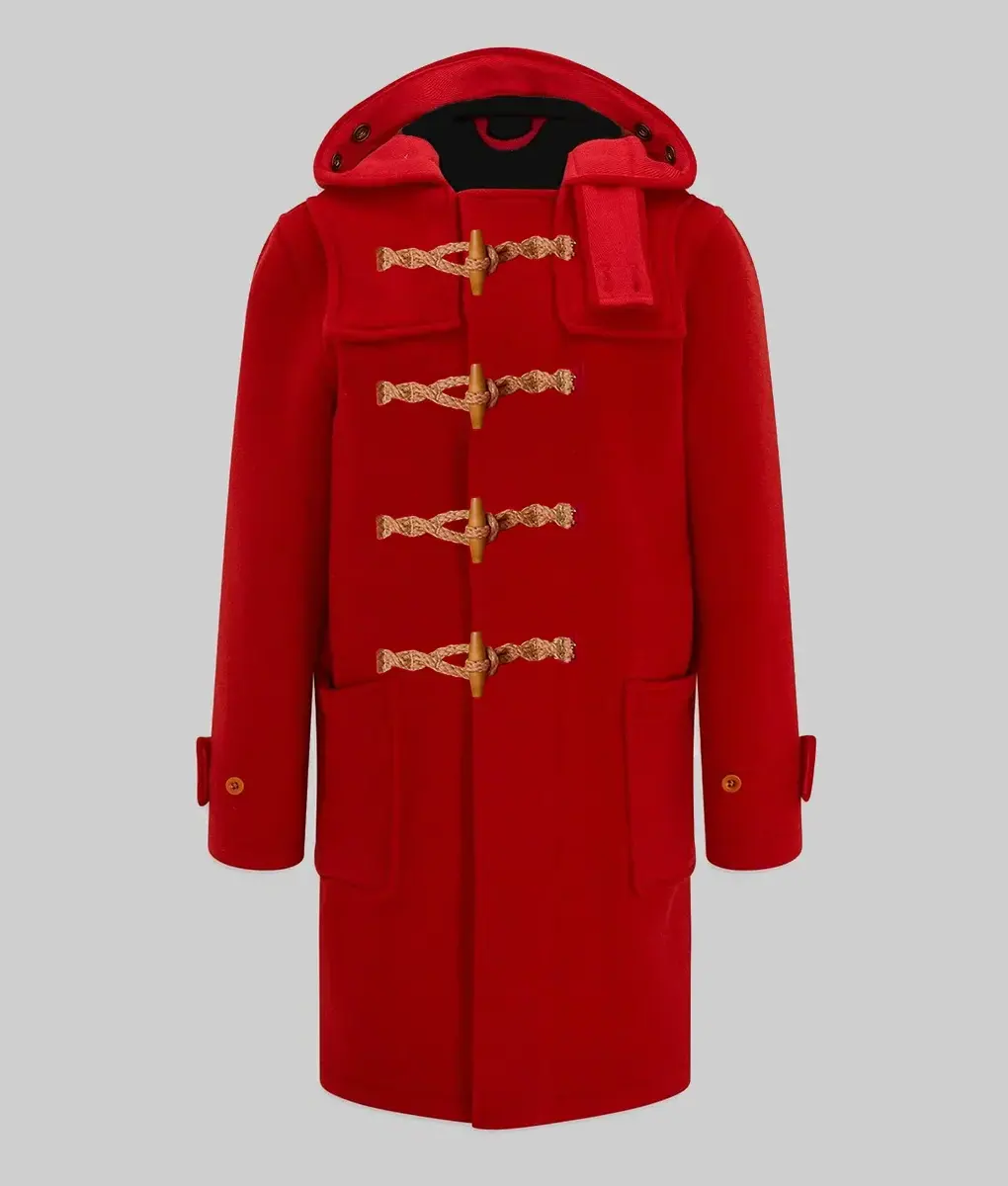 Man With The Bag Arnold Schwarzenegger Hooded Duffle Coat | NYC