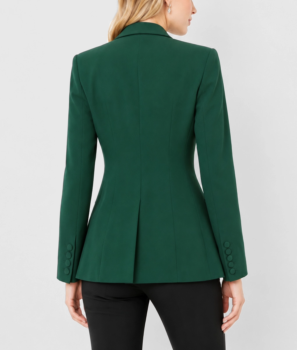 Reba McEntire Fringe Embellished Blazer-Back