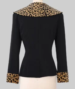 Sabrina Carpenter Leopard Collar Blazer-Generic