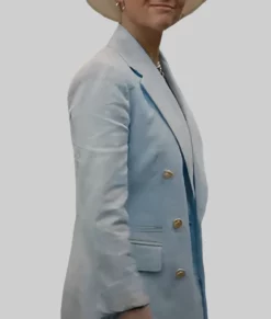 You're Cordially Invited Reese Witherspoon Blue Blazer-Front Side View