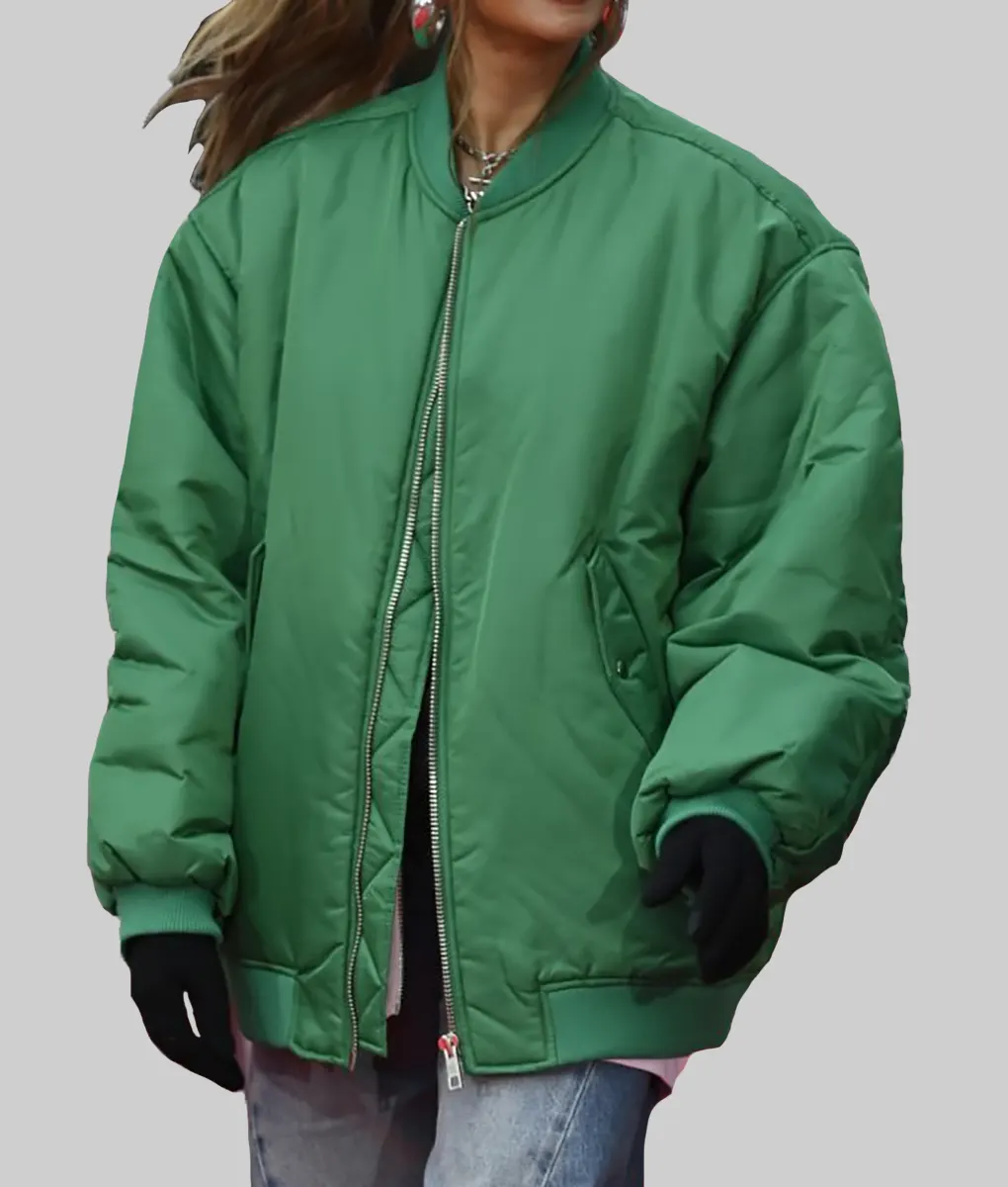 Britain's Got Talent 25 Alisha Dixon Green Bomber Jacket | NYC Jackets