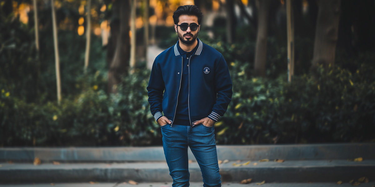 Casual Class for Varsity Jacket Style