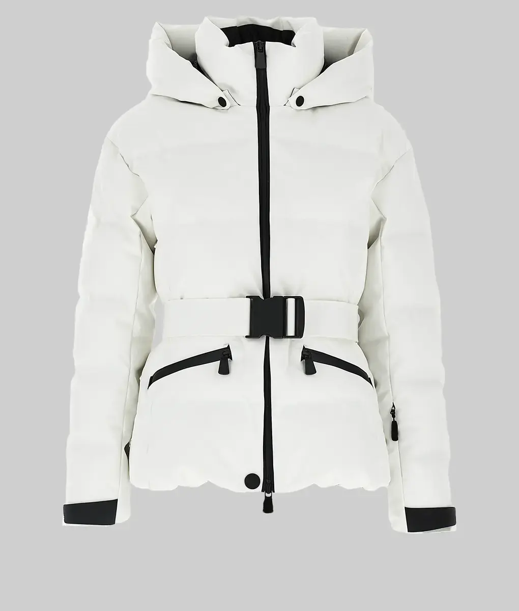 Hailey Bieber White Ski Jacket | NYC Jackets