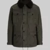 Kurt Russell Green Cotton Jacket-Generic