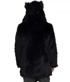 Muller Men's Black Faux Fur Coat NYC Jackets