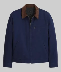 Reacher S03 Alan Ritchson Blue Cotton Jacket-Generic