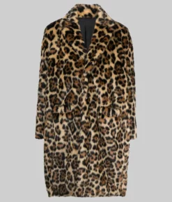 Robbie Williams Leopard Print Fur Coat-Generic