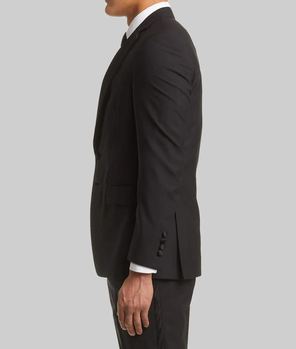 Zero Day Robert De Niro Black Blazer-Side View