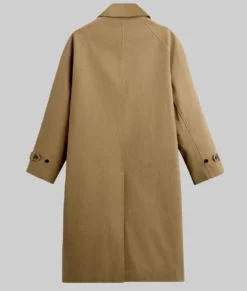 Anthony Mackie Brown Cotton Coat-Generic
