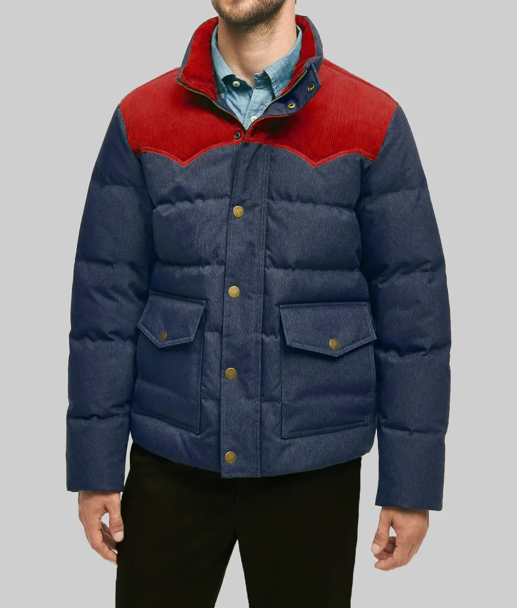 Friendship Paul Rudd Puffer Jacket-Front View