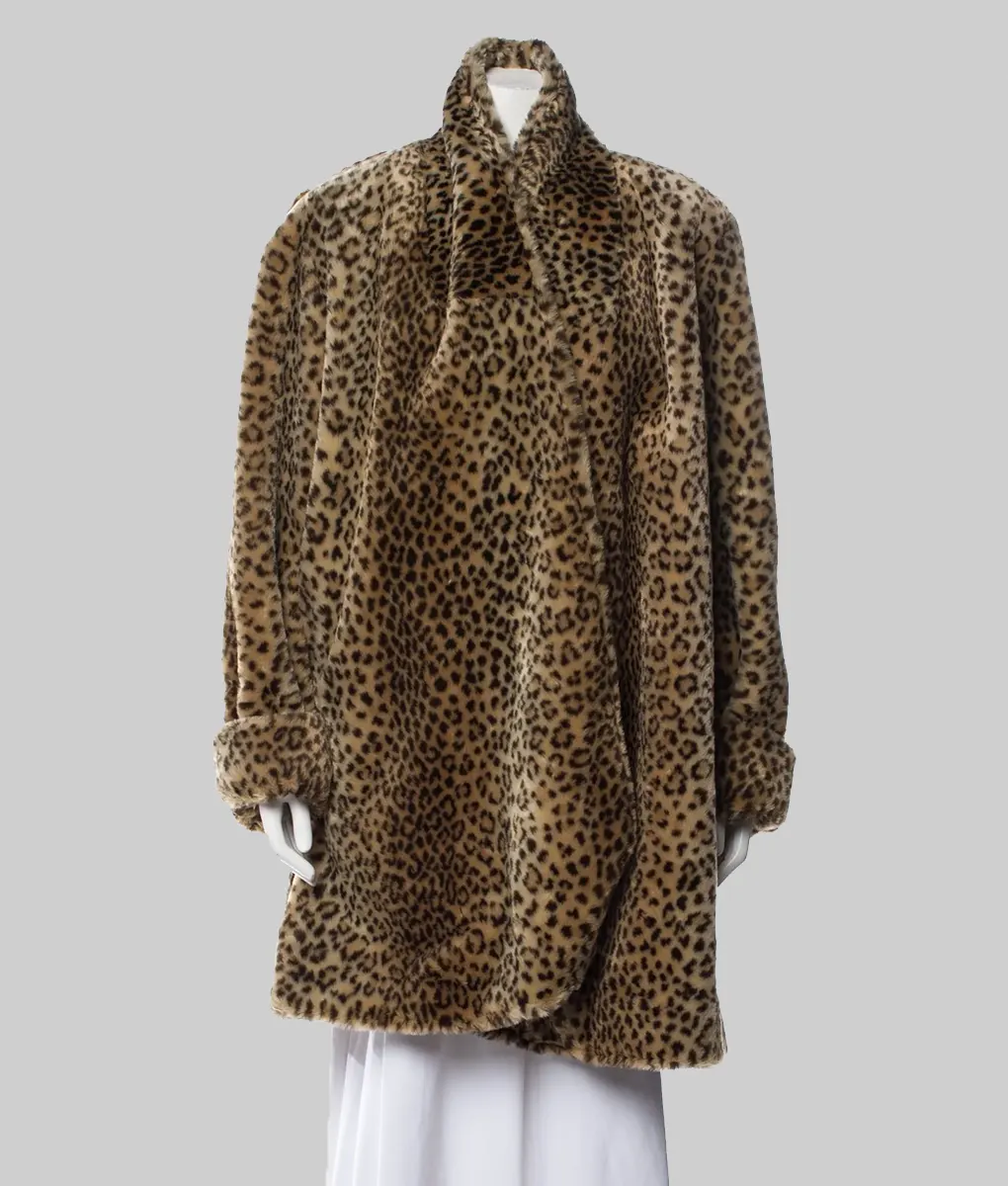 Hilery Leopard Fur Coat