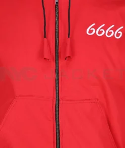 Jimmy 6666 Red Ranch Hooded Jacket-Generic