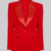 Nathalie Emmanuel Red Blazer-Generic