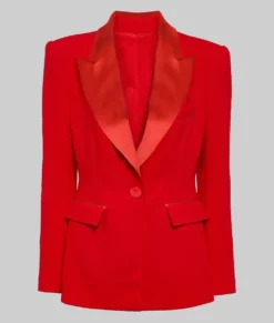 Nathalie Emmanuel Red Blazer-Generic