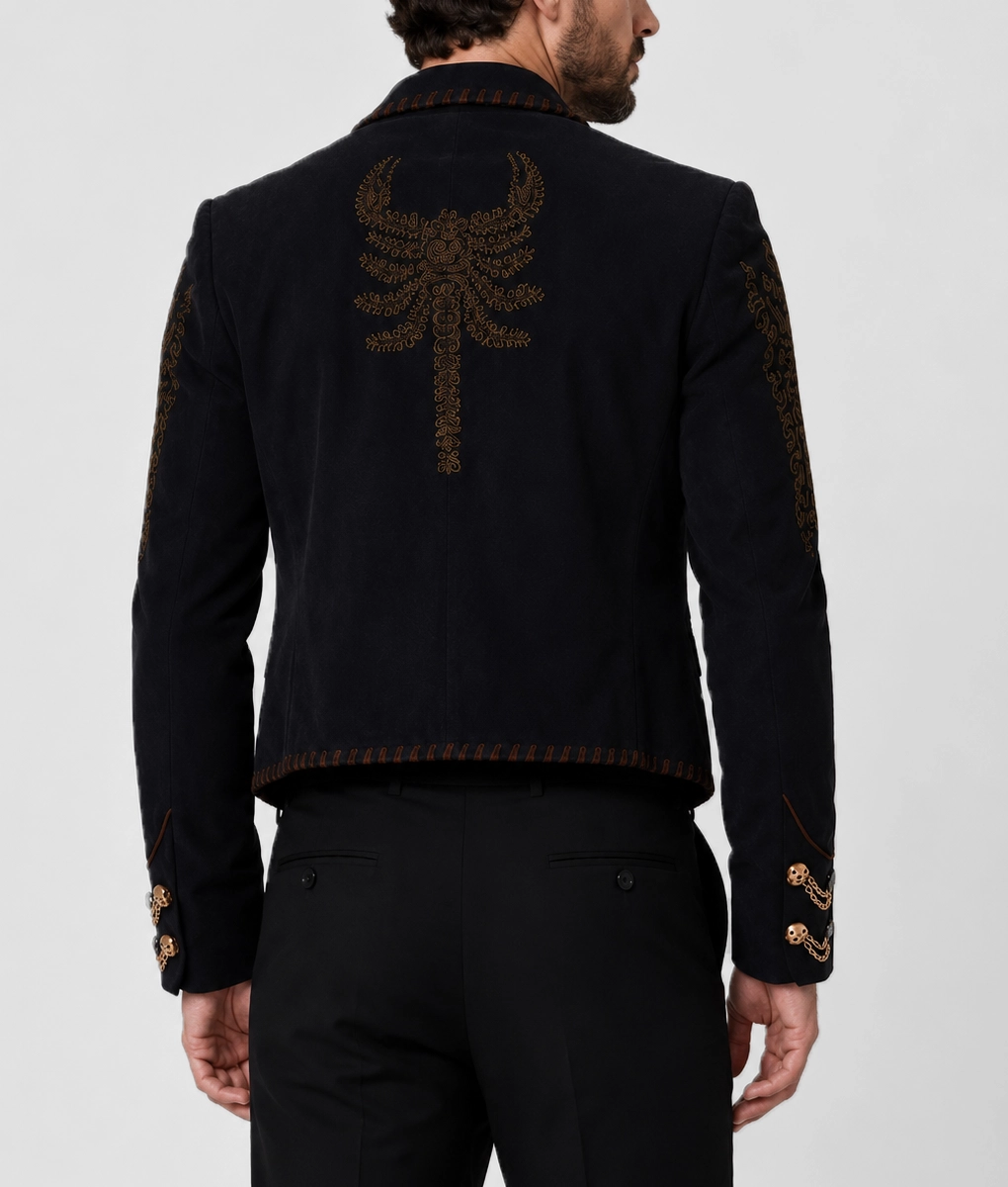 Once Upon A Time In Mexico El Mariachi Jacket-Back