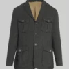 Sinners Michael B. Jordan Houndstooth Cotton Jacket-Generic