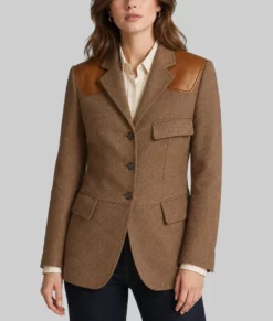 The Residence Uzo Aduba Wool Blazer-Front