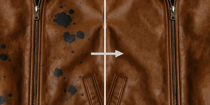 how to get ink out of leather