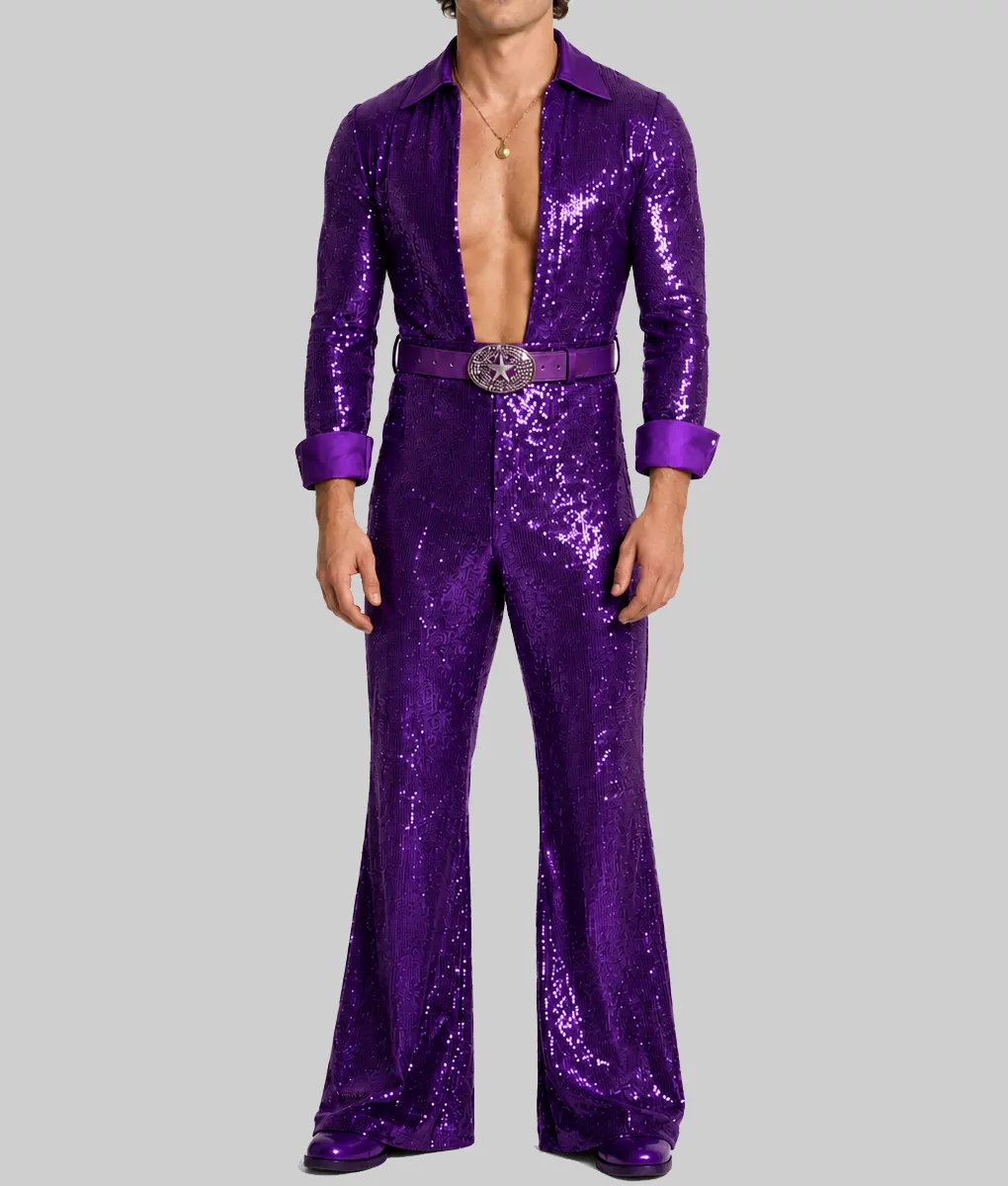 Benson Boone Blue Jumpsuit | Benson Boone Costume - NYC Jackets