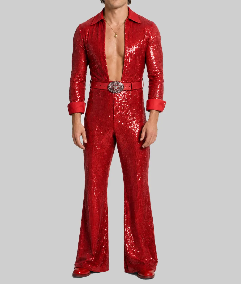 Benson Boone Blue Jumpsuit | Benson Boone Costume - NYC Jackets