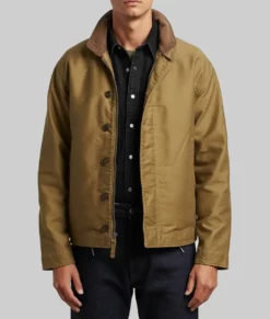 Lanterns Kyle Chandler Brown Cotton Jacket-Front