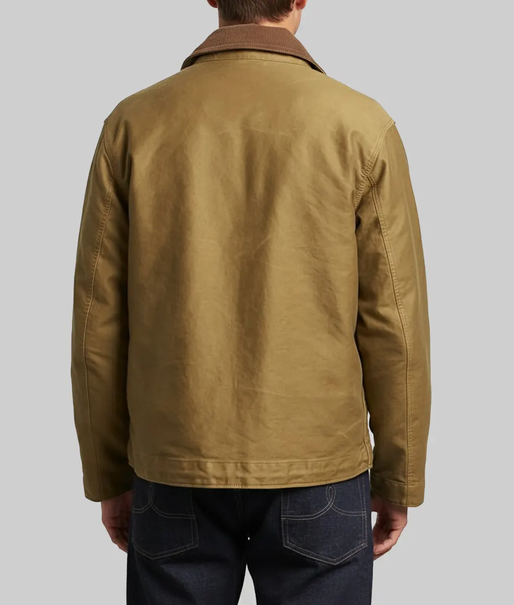 Lanterns Kyle Chandler Brown Cotton Jacket-Back