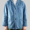Monty Don Blue Work Jacket-Front View