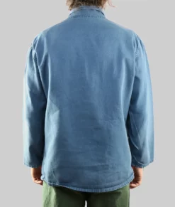 Monty Don Blue Work Jacket-Back View