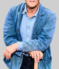 Monty Don Blue Work Jacket-Front View