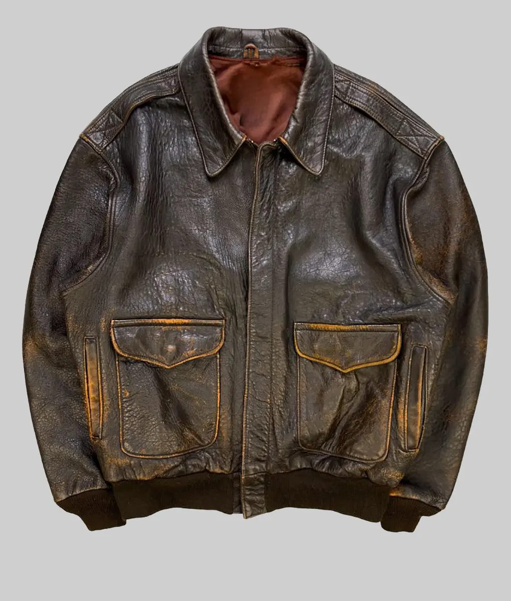 My Fault Nick (Matthew Broome) Vintage Brown Leather Jacket | NYC