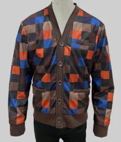 Heretic Hugh Grant Colorblock Cardigan-Front