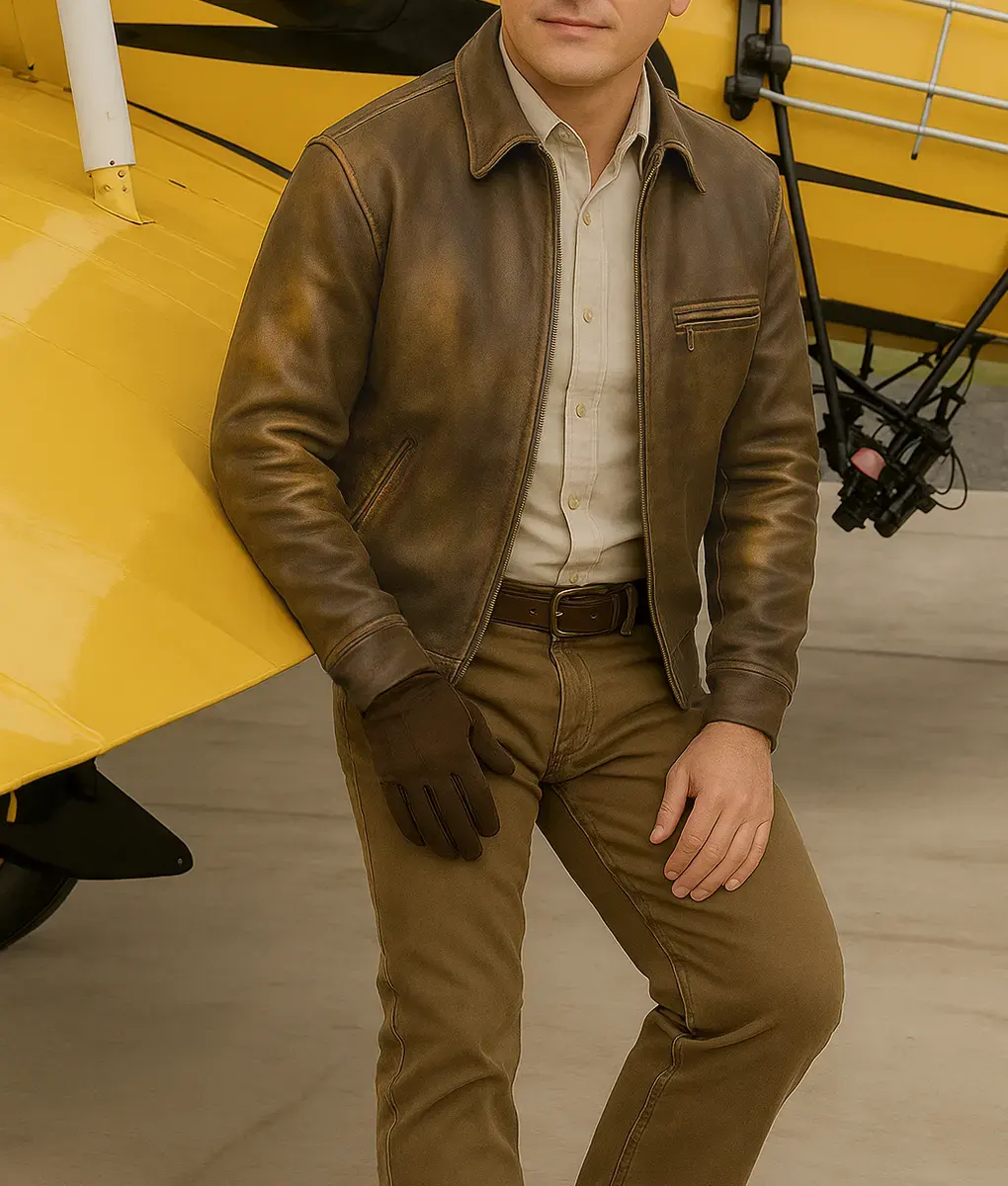Mission Impossible The Final Reckoning Tom Cruise Brown Jacket-Front