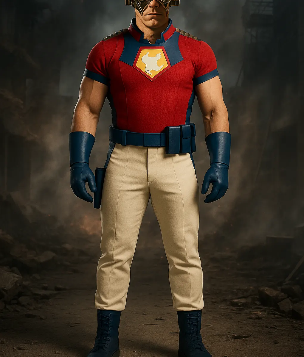 Peacemaker John Cena Cosplay Costume-Front