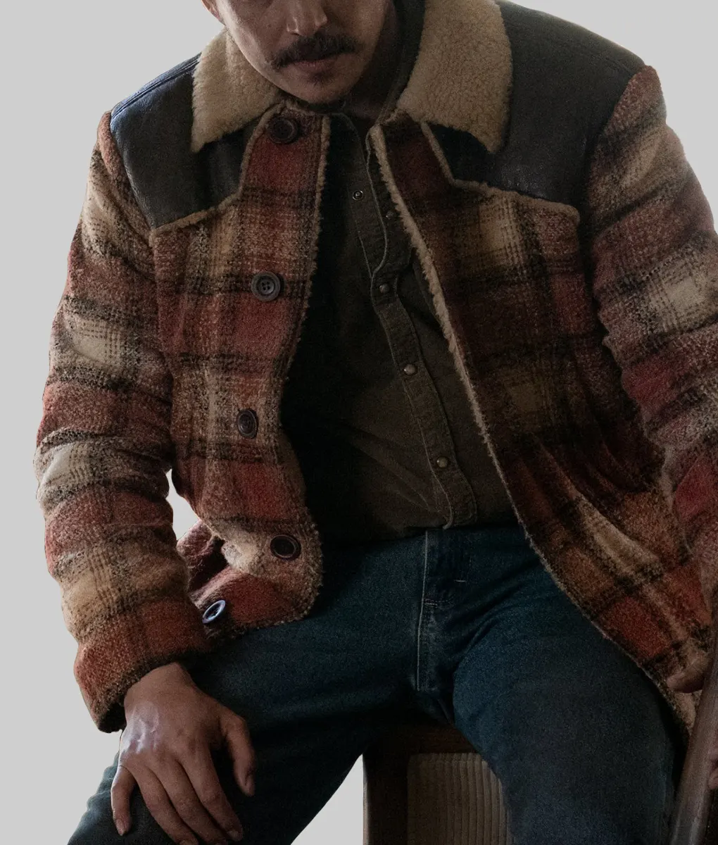 The Last of Us Gabriel Luna Plaid Jacket-Front