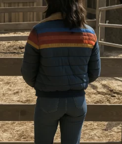 The Last of Us Isabela Merced Puffer Jacket-Back