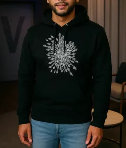 The Voice John Legend Black Hoodie-Front