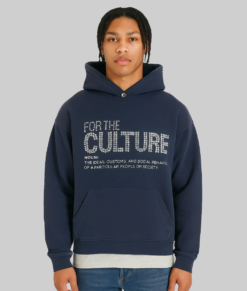 Alex Men's Navy Blue Hoodie - Clearance Item-FrontView