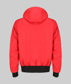 Alex Men's Red Leather Jacket - Clearance Item-BacKView