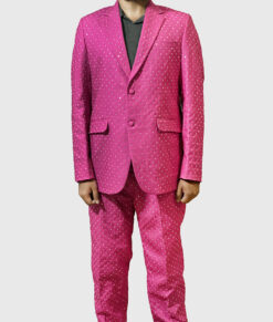 Benjamin Men's Pink Suit - Clearance Item-FrontView
