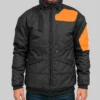 Death Stranding 2 Black Hooded Jacket-Front