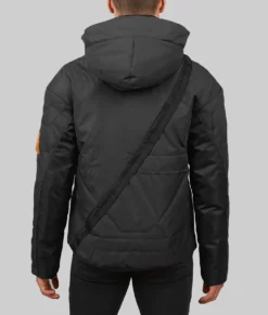 Death Stranding 2 Black Hooded Jacket-Back