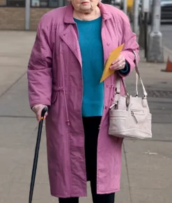 Eleanor The Great June Squibb Pink Coat-Front