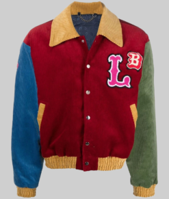 Franklin Men's Multi Color Leather Jacket - Clearance Item-FrontView