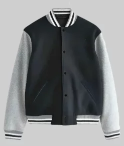 Leo Men's Wool Varsity Jacket - Clearance Item-FrontView