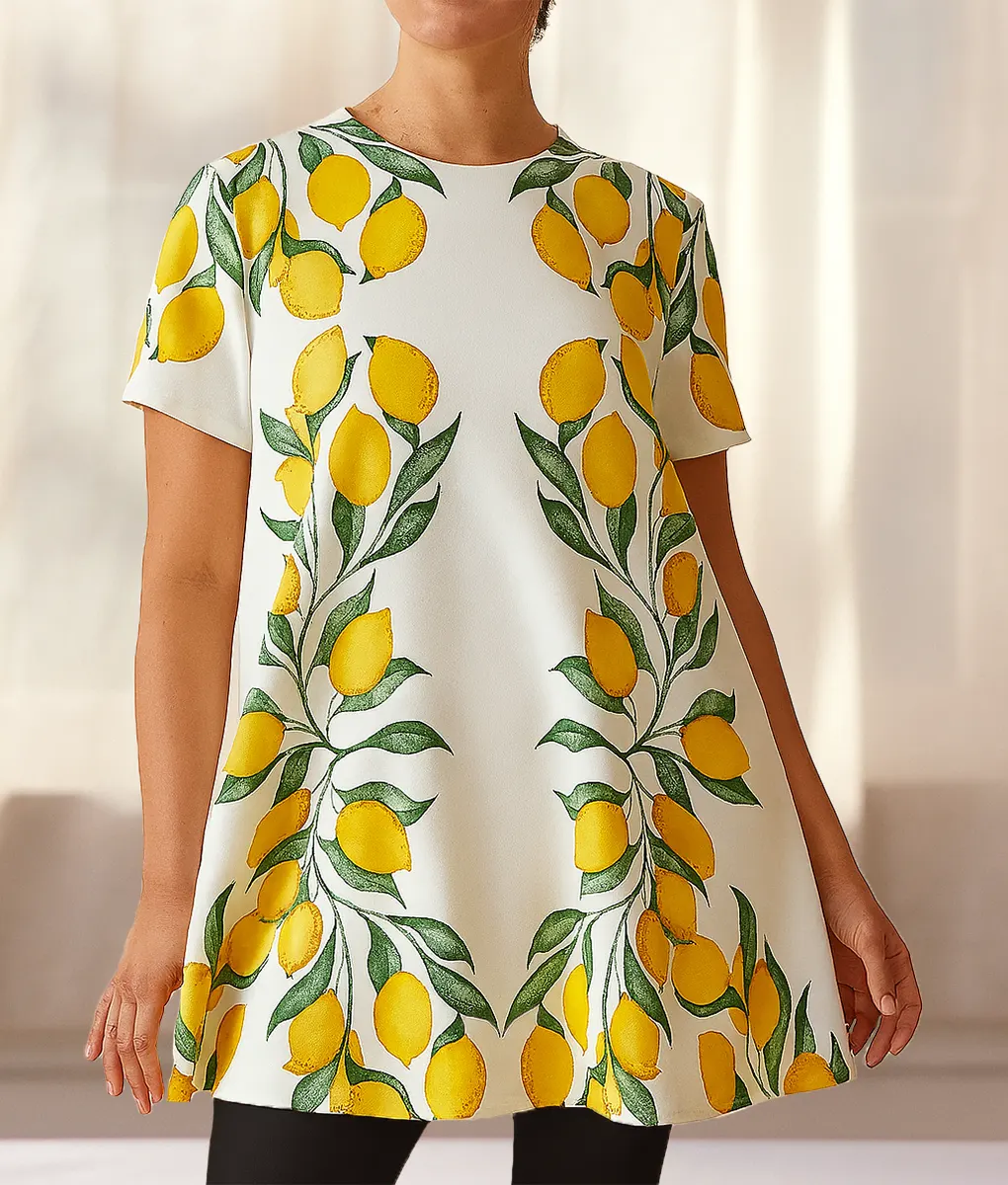 Love Hotel S01 Shannon Beador Lemon Print Dress | NYC Jackets