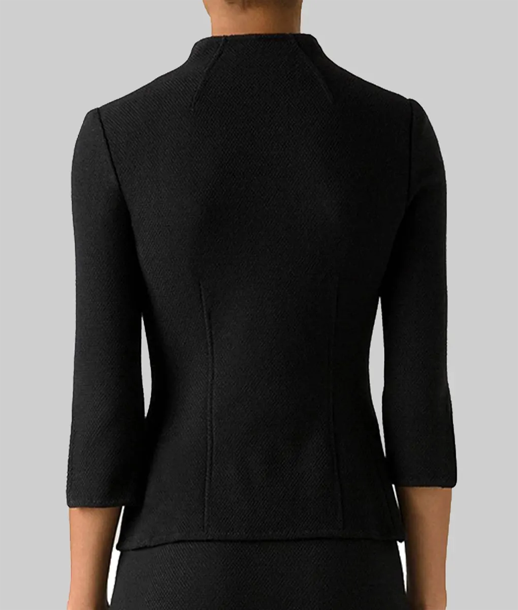 Mia Women's Black Jacket - Clearance Item-Back View