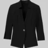 Mia Women's Black Jacket - Clearance Item-Front View