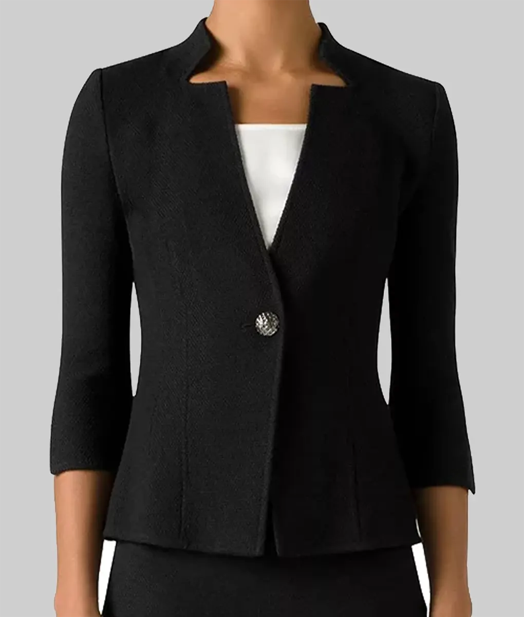 Mia Women's Black Jacket - Clearance Item-Front View1