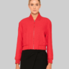 Olivia Women's Red Wool Cropped Jacket - Clearance Item-FrontView